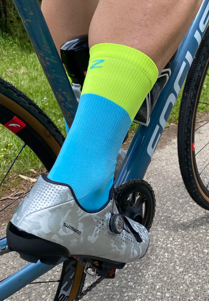 NOB Sock Light blue/Yellow S/M