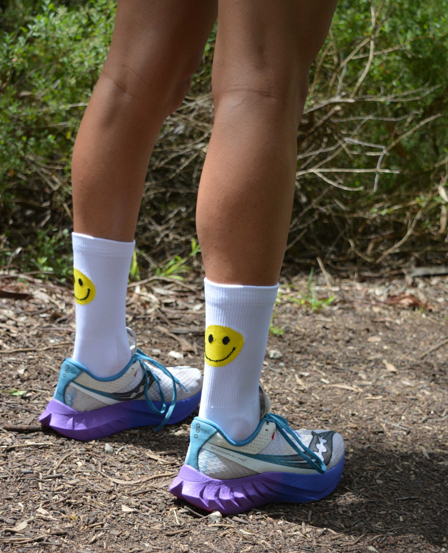 Just Smile White ONE sock NEW!!