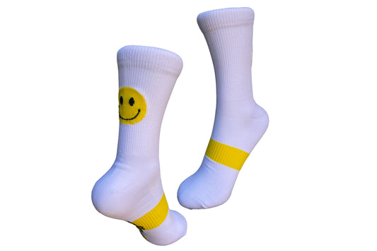 Just Smile White ONE sock NEW!!