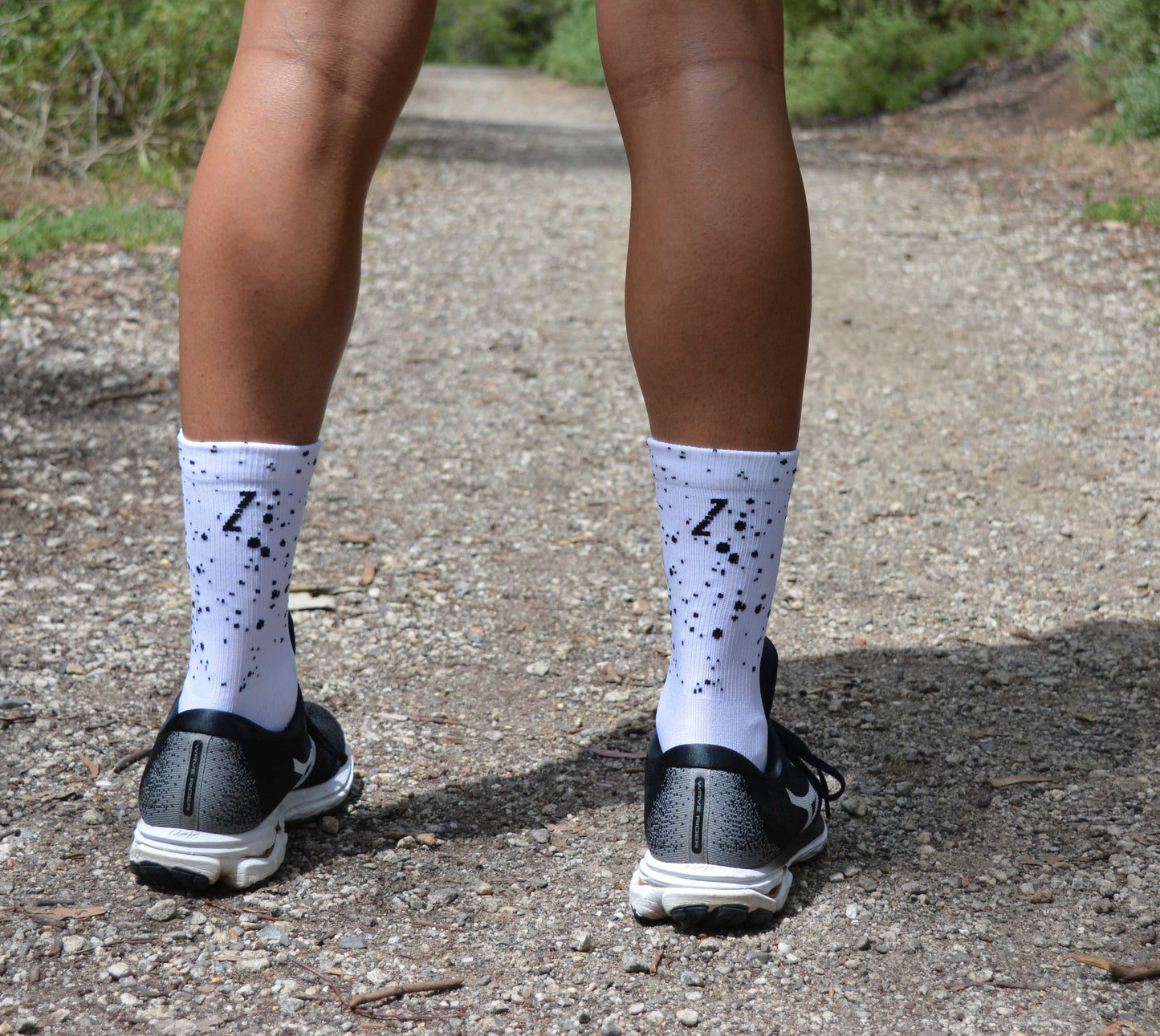 Speckle White/Black ONE sock NEW!!