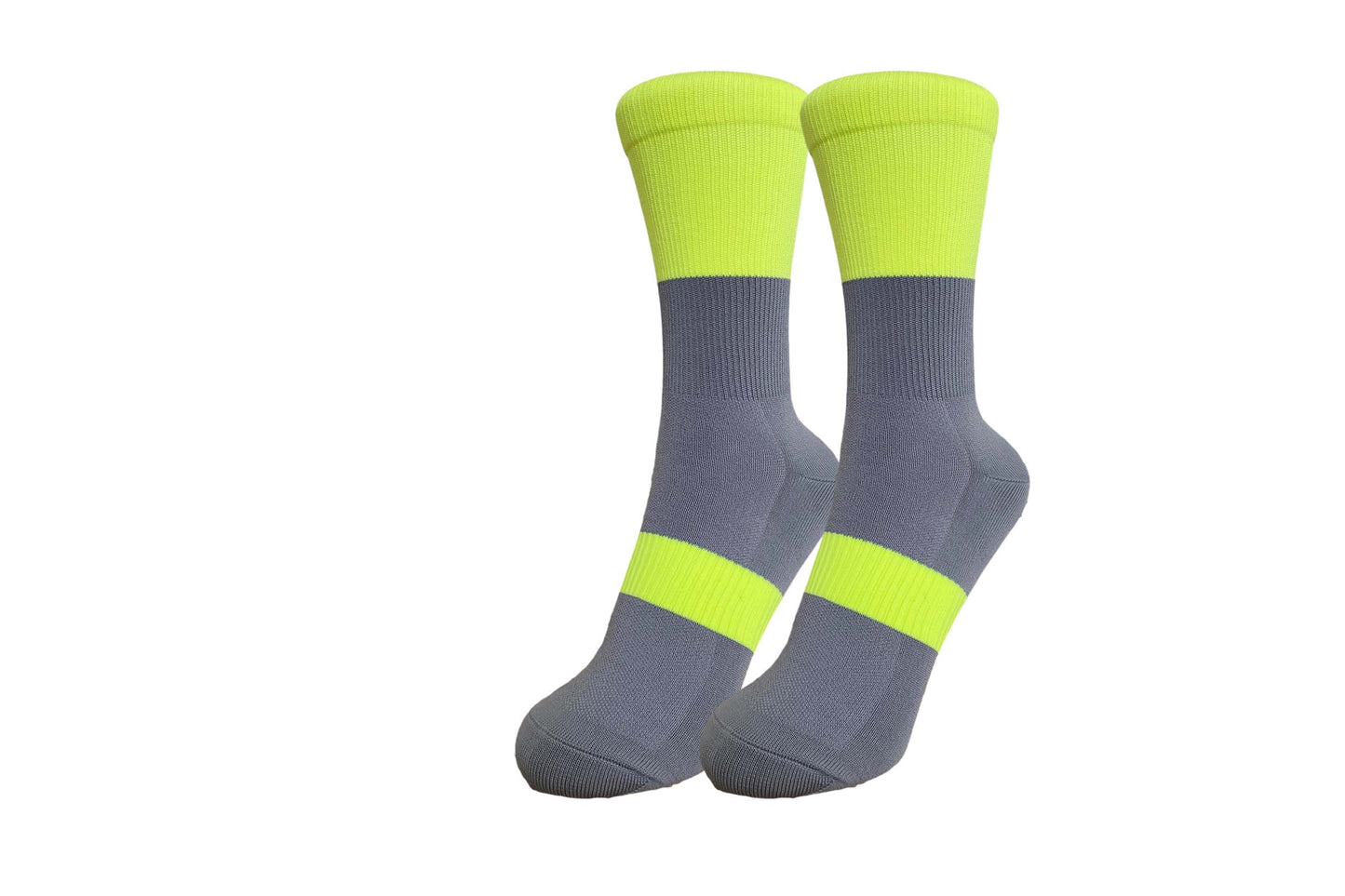 NOB Sock Grey/Yellow