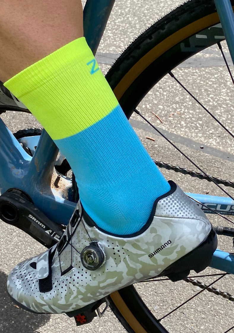 NOB Sock Light blue/Yellow