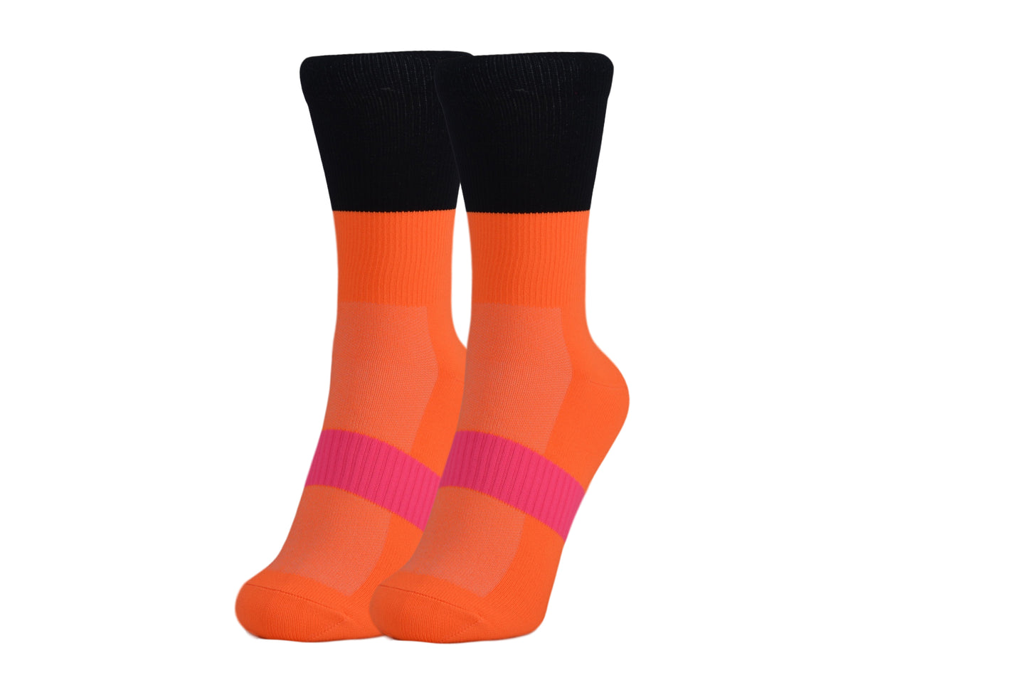 NOB Sock Orange/Black