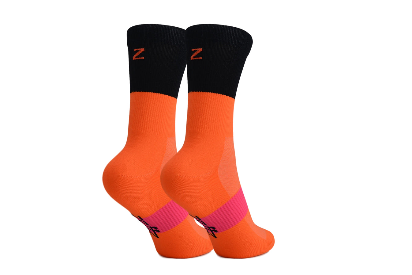 NOB Sock Orange/Black – zeffzsocks